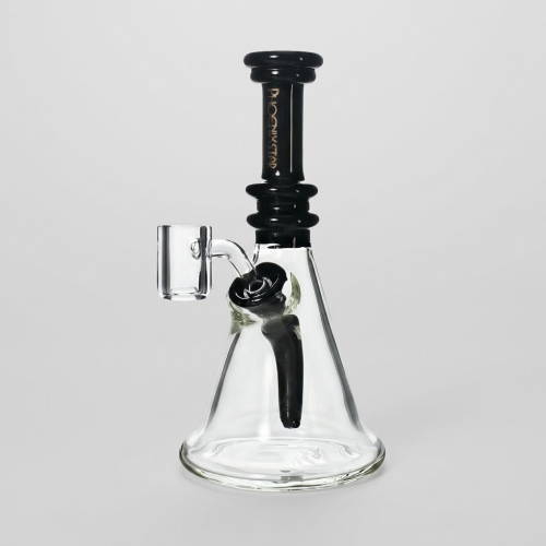 7.5-inch Mini Glass Dab Rig with Quartz Banger