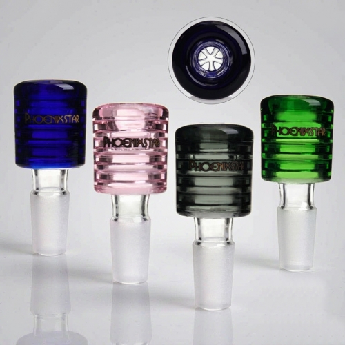 Heavy 5-Hole Glass Screen Bowl 14mm