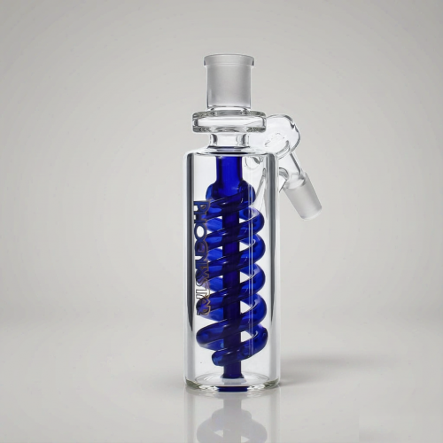 Ash Catcher with Double Helix Perc 14mm 45-Degree