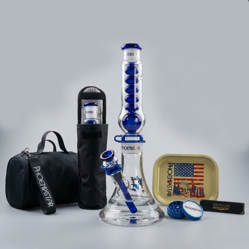Portable Bong & Grinder Travel Kit