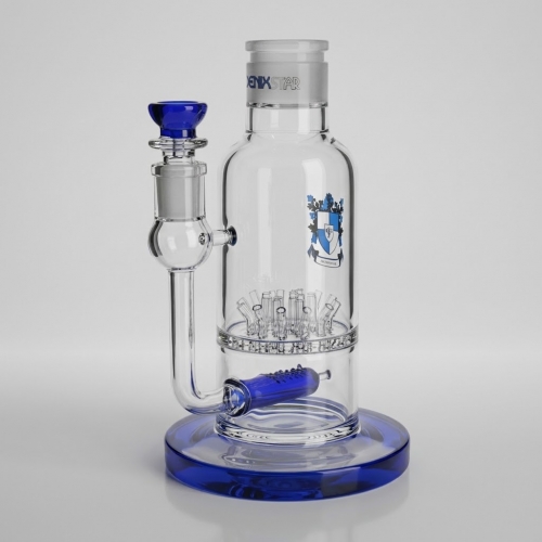 Dual Perc Modular Straight Tube Base Bong Bottom Part