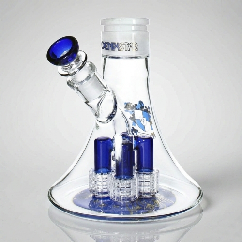 Modular Bong Beaker Base with 4 Showerhead Perc