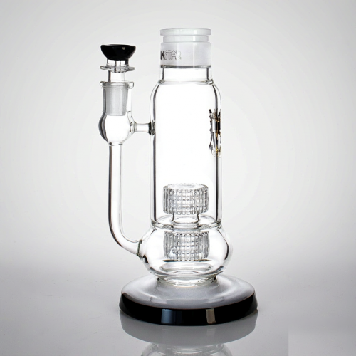 Modular Bong Base Part with Dual Matrix Perc