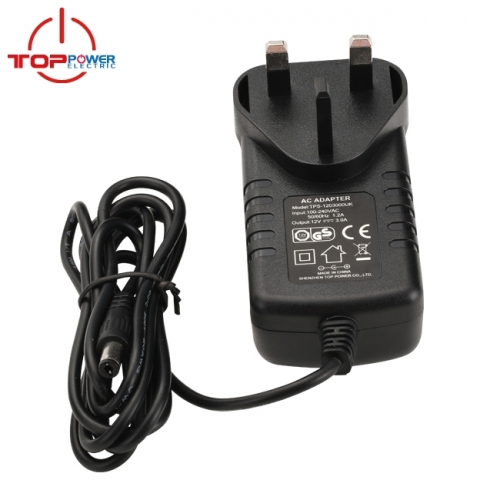 UK plug 24V 1.5A AC Adapter