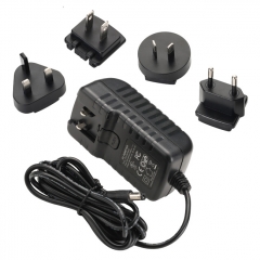 Interchangeable plug 6V 4A AC Adapter