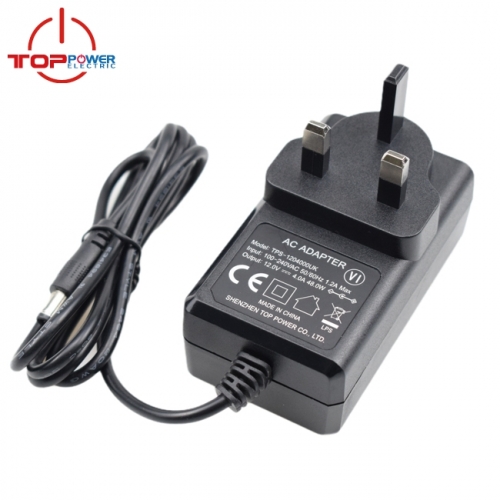 12 volt 2 amp adapter UL FCC, 12v 2a power supply with pc+abs case, 12v 2a  power adapter 3‰ bad rate with PWM mode IC for security camera