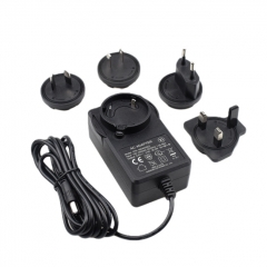 Interchangeable plug 9V 4A Power Supply