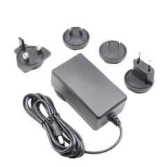 Interchangeable plug 15V 2A AC Adapter