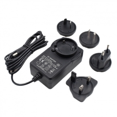 Interchangeable plug 12V 4A Power Adapter