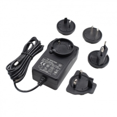 Interchangeable plug 15V 2A AC Adapter