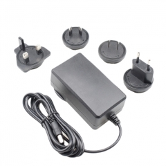 Interchangeable plug 24V 1.5A AC Adapter