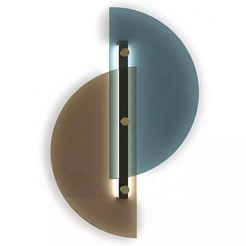 【SRBD013】modern creative glass cast aluminum bathroom fixtures residential led wall mounted art deco lamp for living room