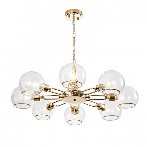 【SRQS754】The living room has a modern glass chandelier