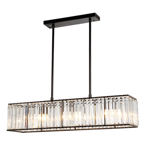 【SRQS759】Rectangular glass crystal chandelier