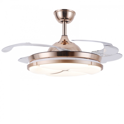 【SRFSD446】Nordic Retro Invisible Fan Light Living Room dining room ceiling fan