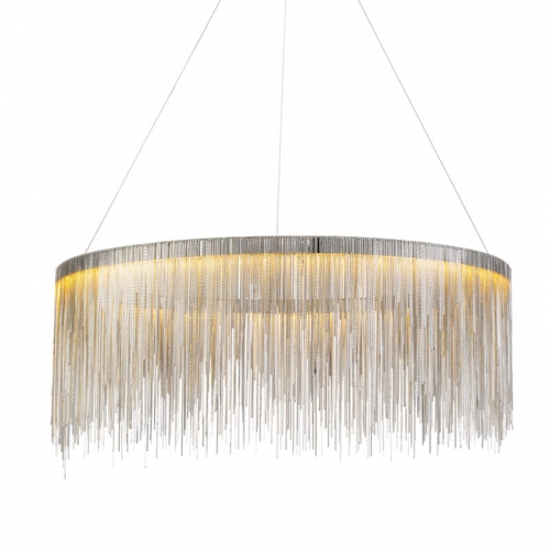 【SRQS808】Modern simple creative personality chandelier living room villa tassel lighting