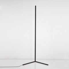 【SRLD002】modern simple minimalist aluminum bedroom changing color standing minimal lamp dimmable led corner floor lamp