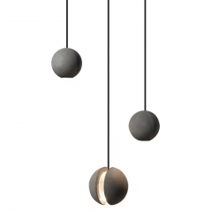 【SRXD059】Modern minimalism design chandelier decoration individual creative dining room bedroom lamp concrete pendant lighting