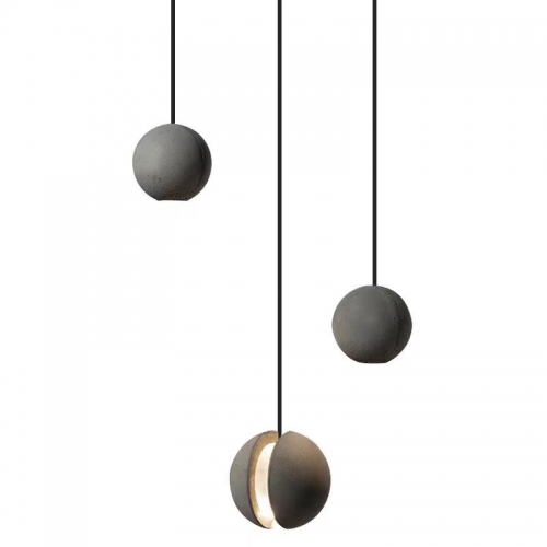 【SRXD059】Modern minimalism design chandelier decoration individual creative dining room bedroom lamp concrete pendant lighting