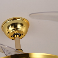 【SRFSD20613】Gold Lace Copper Motor LED two-color light source invisible fan chandelier