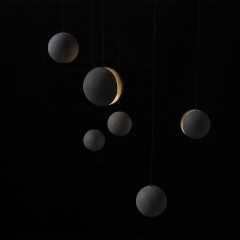 【SRXD059】Modern minimalism design chandelier decoration individual creative dining room bedroom lamp concrete pendant lighting