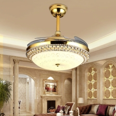 【SRFSD20612】Fashion Simple Remote Control Wall family dining room living room LED decorative ceiling fan lights