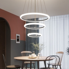【GY0611】Modern round chandelier household simple modern lighting