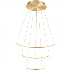 【GY0611】Modern round chandelier household simple modern lighting