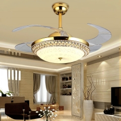 【SRFSD20612】Fashion Simple Remote Control Wall family dining room living room LED decorative ceiling fan lights