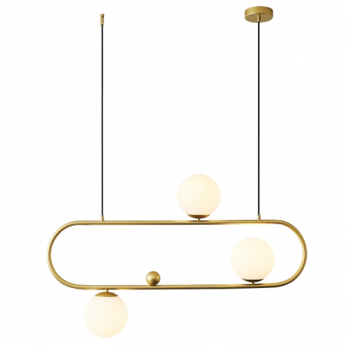 【SRCD025】Ceiling lamp chandelier metal iron modern luxury gold pendant light