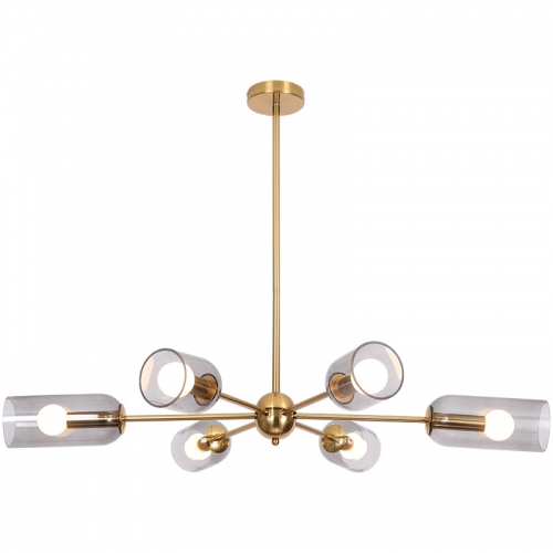 【SRRM037】Indoor Lighting Glass Hanging Lamp Modern Chandelier Pendant Light