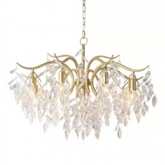 【SR RM055】High quality plating pendant lights ceiling lights chinese lamps ceiling french crystal chandelier