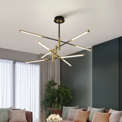 【SRRM061】Nordic Lamps Living Room Chandeliers Modern Minimalist Light Luxury Bedroom Lights Personality Creative Restaurant Chandeliers