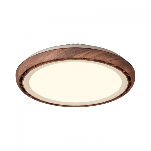 【HJM100-18】Modern minimalist fan ceiling light 18-inch eye-protecting bladeless ceiling lamp for living room and bedroom