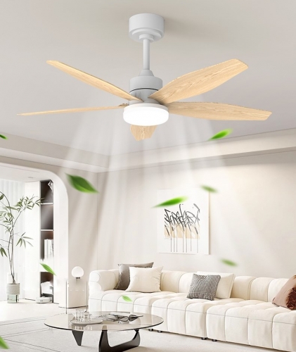 【SRC310】Equipped with five fan blades, remote control, silent DC motor, 42 inch fan light