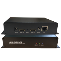 HEVC H265 HDMI to NDI IP Live Streaming Video H.264 RTMPS IPTV Encoder HDMI Encoder IPTV H.265 for Vmix Wowza Facebook Youtube