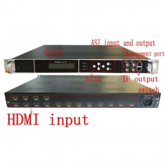 16-channel high-definition encoder HDMI to IP / ASI hotel hotel cable TV / Internet TV system front-end equipment IPTV encoder