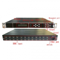 24 channel HD encoder HDMI to IP / ASI IPTV front-end system equipment Hotel TV system equipment