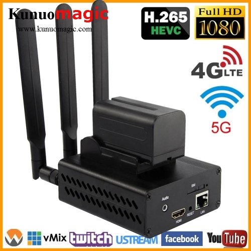 H.265 HEVC H.264 AVC 4G LTE HDMI Video Encoder HDMI Transmitter live Broadcast encoder wireless H264 iptv encoder
