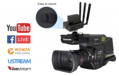 H.265 HEVC/H.264 AVC 4G LTE SDI Video Encoder for live Broadcast support RTMP to streaming server like Wowza,Youtube