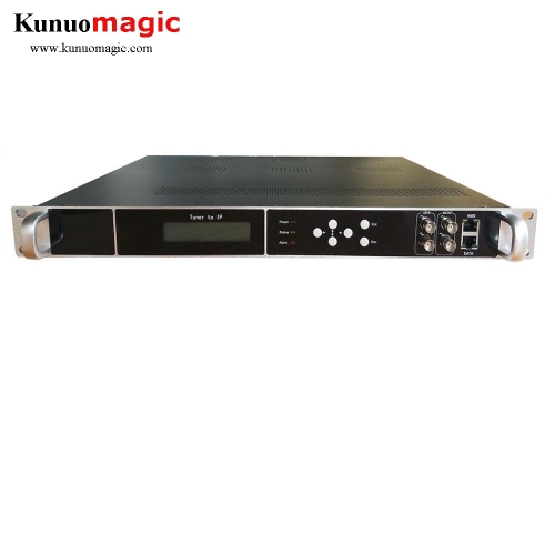 Digital TV Headend IP Gateway Broadcasting Satellite Headend Receiver FTA 12 Tuner DVB To IP Gateway
