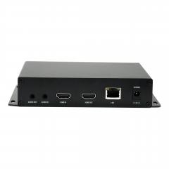 H.264 H.265 Hevc HDMI To IP Encoder RTMP SRT IPTV Streaming with LCD Display