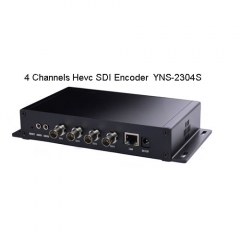 4 Channels Hevc H.265 H.264 IPTV Streaming IP SDI Video SRT Encoder