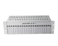 24 av in 1 RF out Analog Fixed Channel CATV modulator for Hotel, School, Market