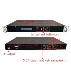 16 Channels IP ASI to DVB-T/ATSC TV RF Digital Modulator Multicast RTP/UDP to 16-frequency RF Output Cable TV Front-end Equipment