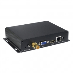 NDI IP RTMP HTTP to HDMI VGA CVBS hd IPTV video decoder for H.265 RTMP Real-time IPTV Application