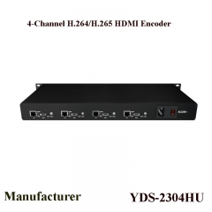 4 Channel HDMI IPTV Facebook Youtube Live Streaming H.265 H.264 Video HD HDMI RTSP SRT Rtmps Encoder