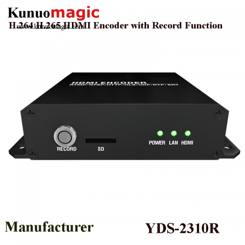 Record to SD Card HEVC H.265 H.264 IP Video Audio Streaming HDMI Encoder