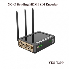 Professional 4G Bonding RTMP SRT Encoder FullHD channel HEVC HD SDI to IPTV streaming Encoder for live tv broadcast