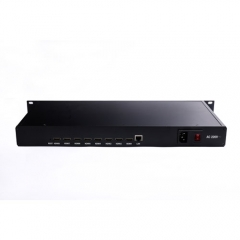 8 channel HDMI video encoder h.265 H.264 1080P for iptv live broadcasting with http rtsp rtmp rtmps utp rtp udp 1U Rack